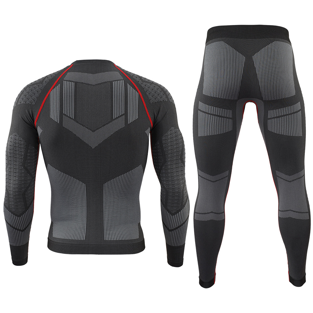 Ropa interior térmica táctica ajustada sin costuras para hombre, ropa deportiva con función transpirable para entrenamiento y ciclismo, Calzoncillos largos térmicos para invierno