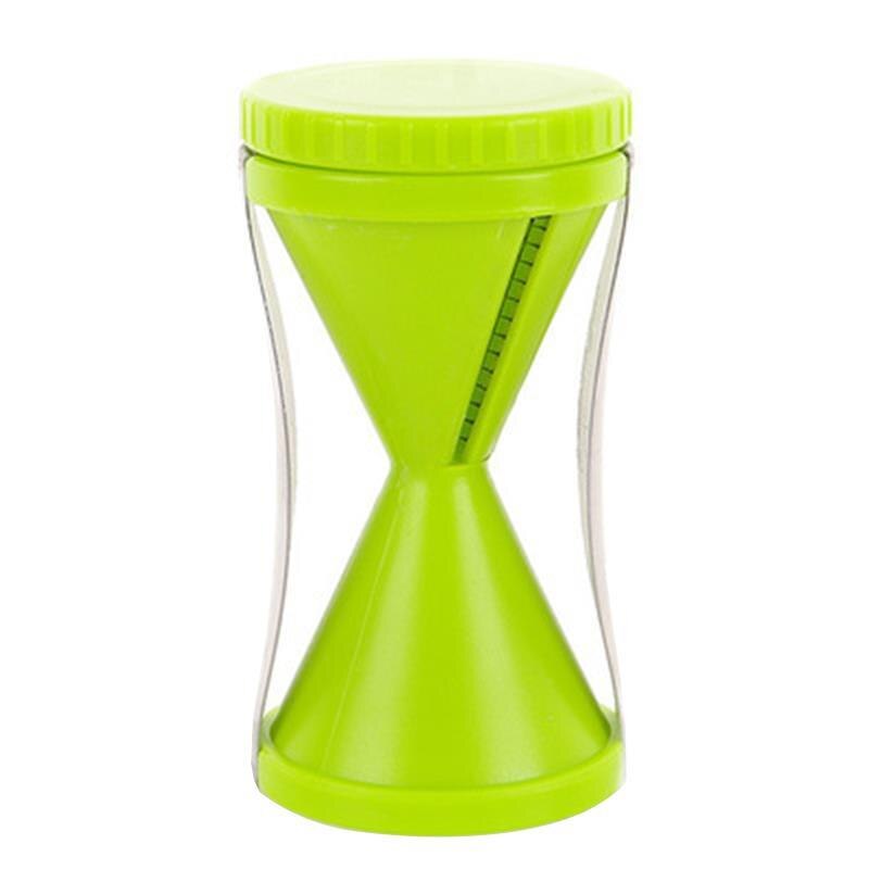 Keuken Accessoires Groentesnijder Spiral Slicer Multifunctionele Groentesnijder Rasp Groentesnijder Voor Keuken: Light Green