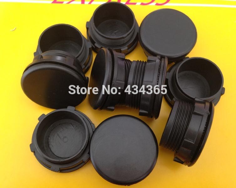 5pcs 30mm mount hole grey/Black plastic push button switch panel plug cap