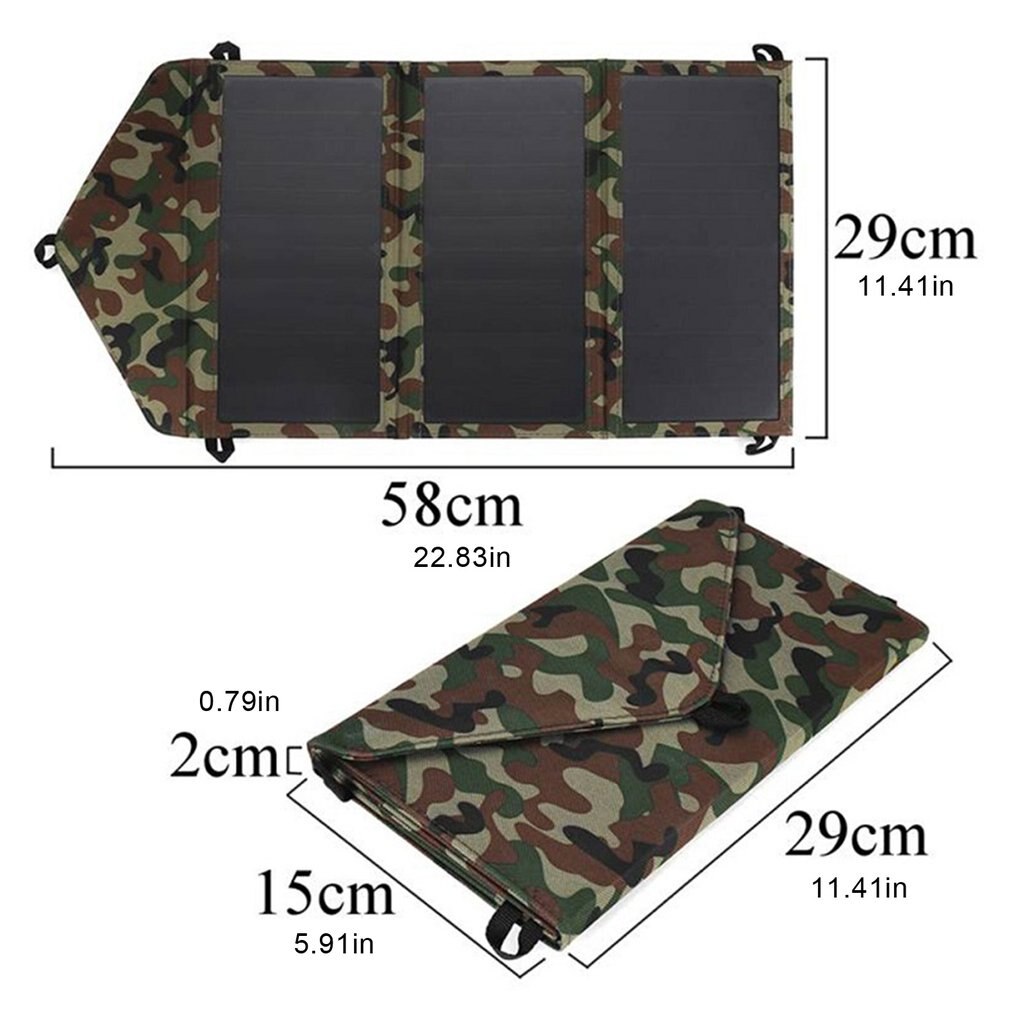 Sunpower 25W Solar Charging Panel Mobile Phone Charging Panel Solar Pack Outdoor Folding 25W Solar Charging Panel