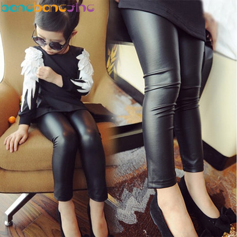 Baby kid imitert skinnbukser jente skinny svarte bukser pustende bukser jenteklær barn skinnbukser barn leggings