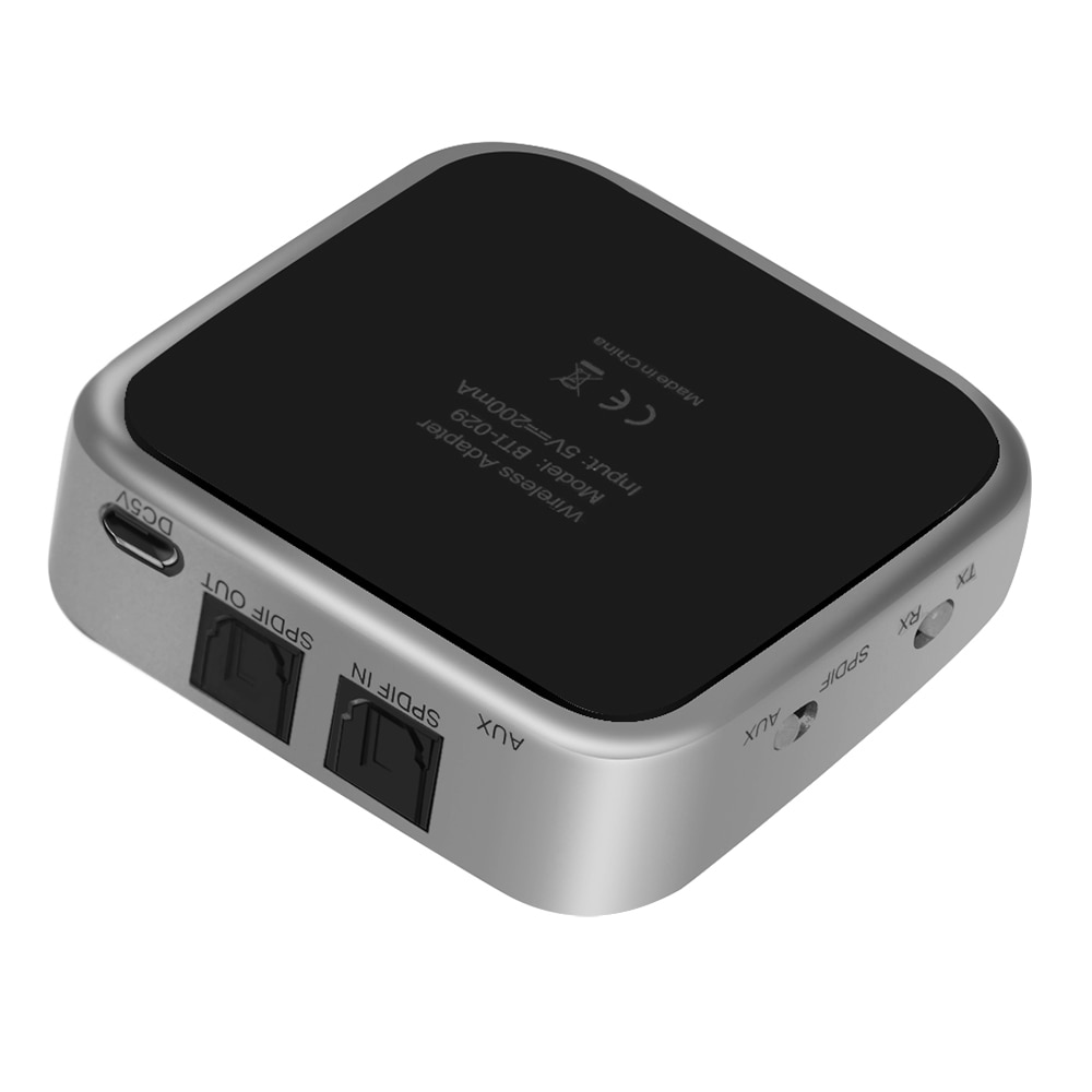 2 in 1 Bluetooth 4.1 Transmitter Wireless Receiver Stereo Audio Adapter Optical Toslink / SPDIF & Aux 3.5mm Support aptx APT-X
