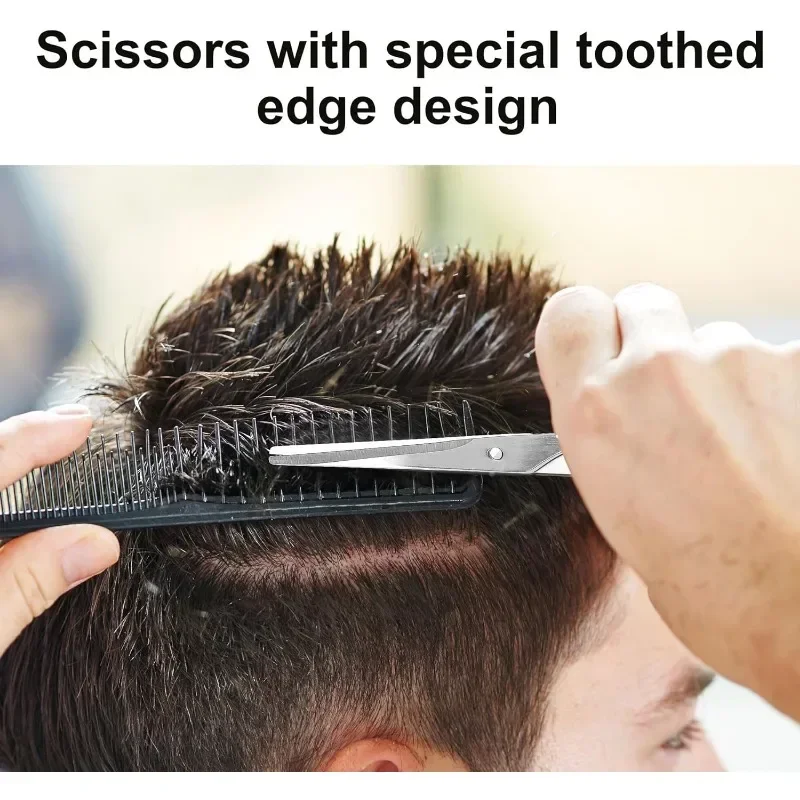 Kappersschaar 6 Inch Schaar Kit Tool voor Snijden Dunner wordend Haar Kam Kapper Accessoires Salon Kappersscharen