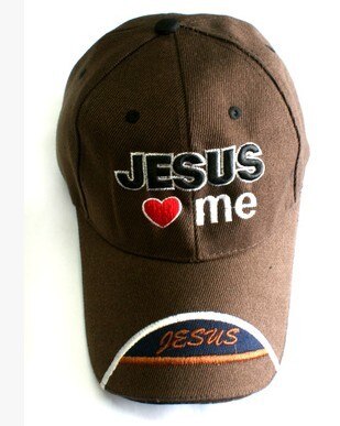 Christian Evangelie Cap Christian Hoed Jesus Loves Me Beige