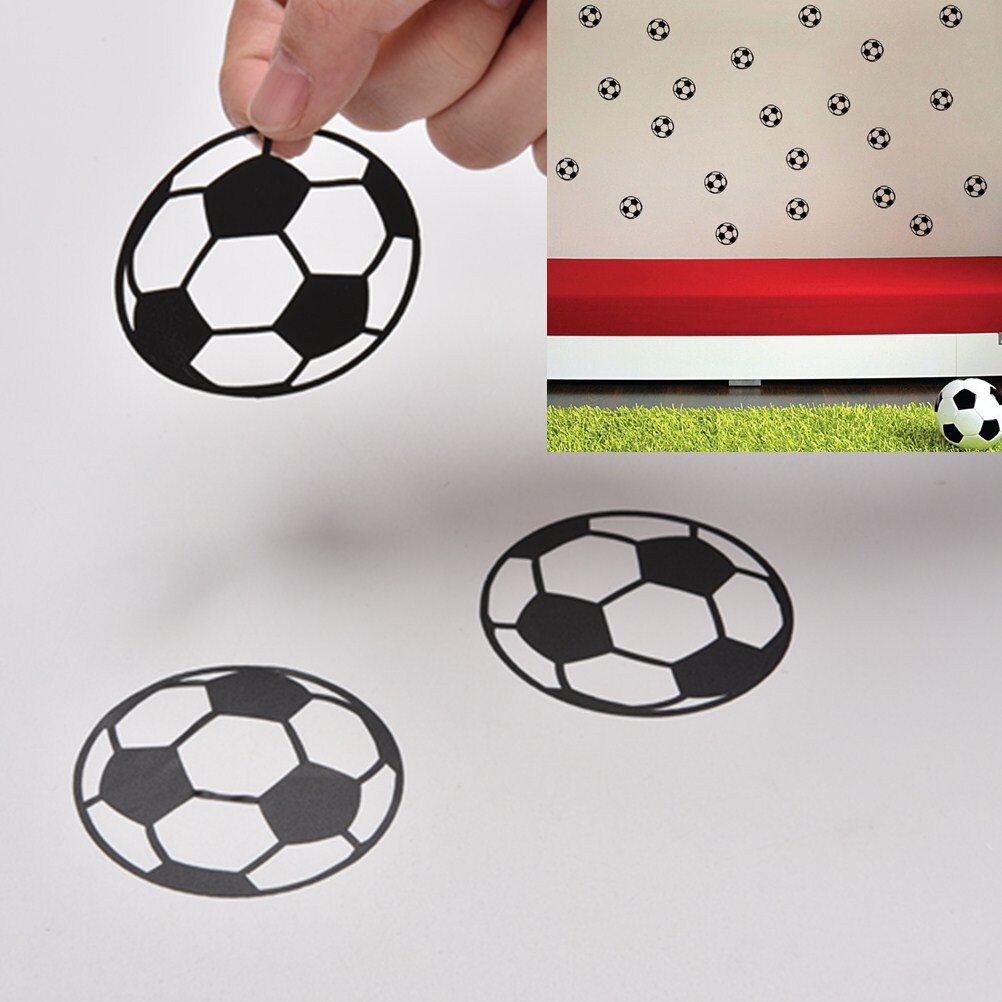 20PCS/Set Football Soccer Ball Boys Wall Stickers For Kids Rooms Children Nursery Room Sticker decals Wallpaper Poster