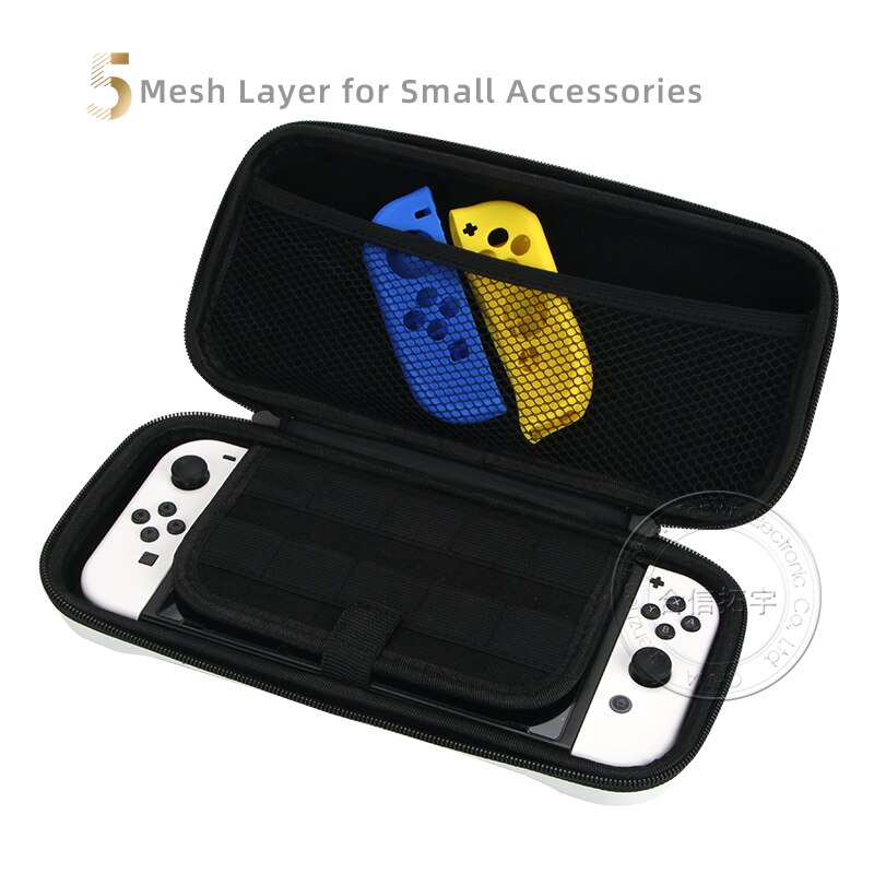 Hothink 1 stück reise-tragetasche aus eva-hartschale für nintendo schalten oled-Ausführung, aufbewahrungstasche für  ns 7- zoll-bildschirmversion