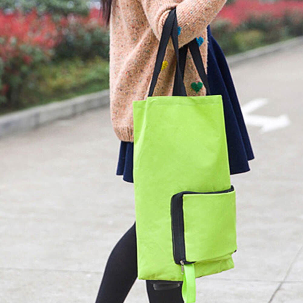 High Capacity Shopping Food Organizer Trolley Bag On Wheels Bags Folding Portable Shopping Bags Buy Vegetables Bags