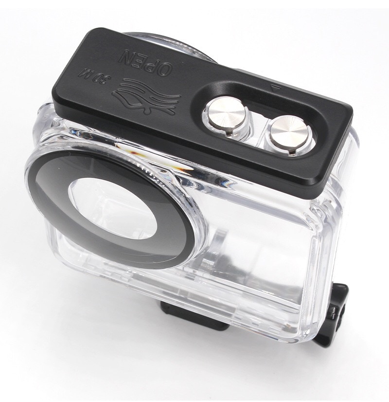 Insta 360 one  r 4k edition 5.7k dubbellins 360 edition 30m dykfodral vattentätt hölje för insta 360 förstärkt batteribas