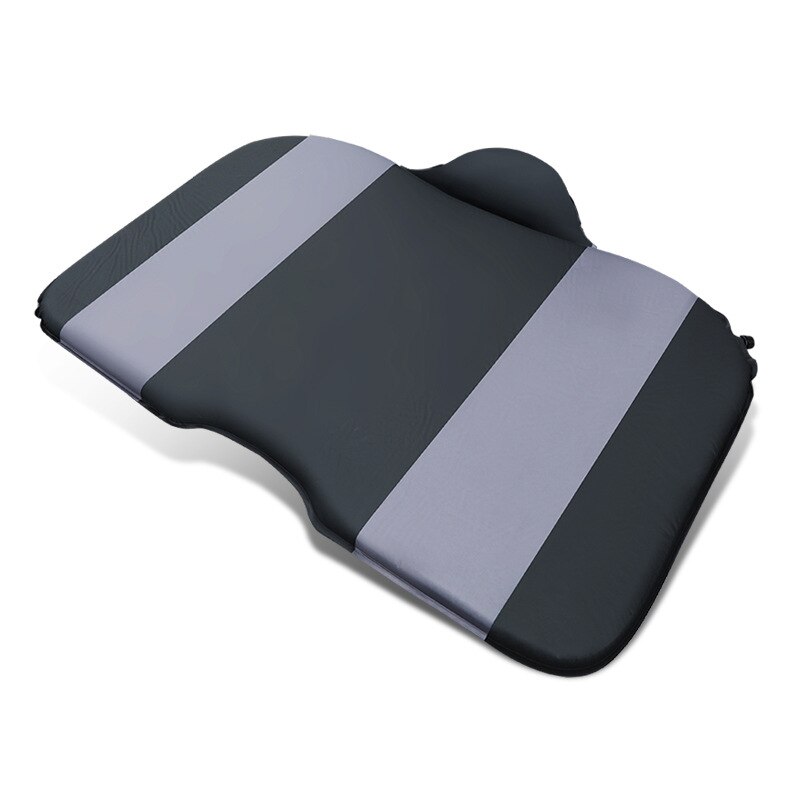 Car inflatable bed car supplies sleeping pad Rear Seat air bed travel Outdoor Car Accessories Camping Mat Cushion camping bed: Black