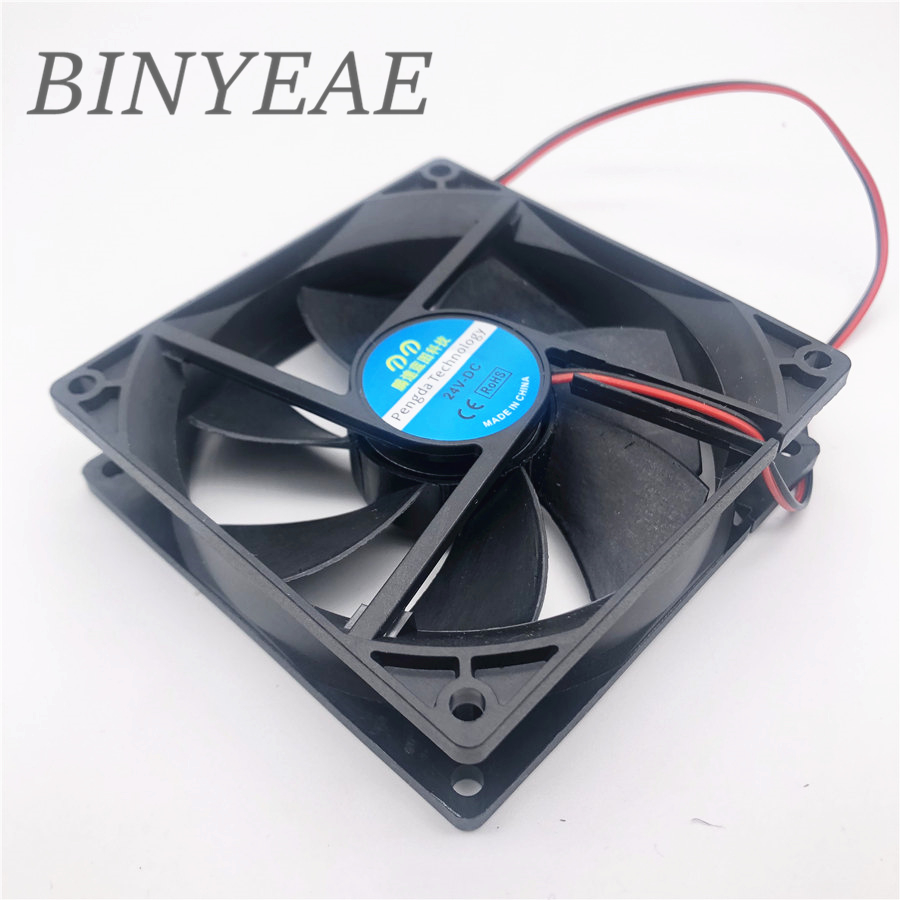 90MM 9cm 9025 9225 ventilador de CPU 90x90x25mm ventilador de refrigeración de caja de computadora DC5V 12V 24V 2 pines
