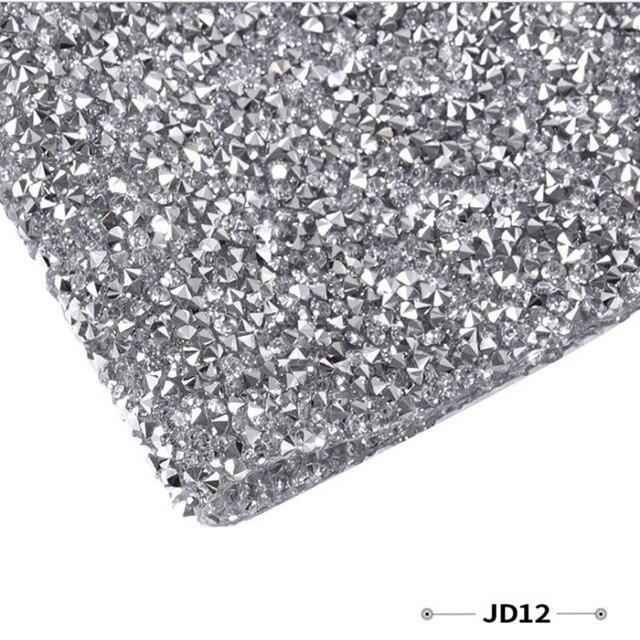 Tapis de Table pour Nail Art en diamant, avec strass brillants, lavable, support de manucure, coussin d&#39;entraînement pour Salon de beauté, 40x25CM: JD12