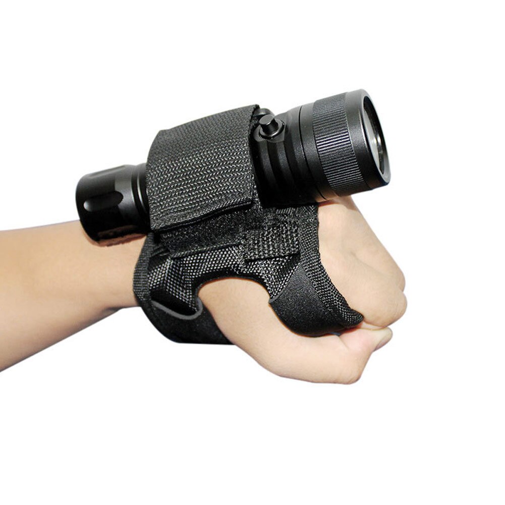 Wrist Strip Diving Led Torch Flashlight Holder Nylon Hand Fixation Straps Winter Snorkeling Underwater Shooting Glove