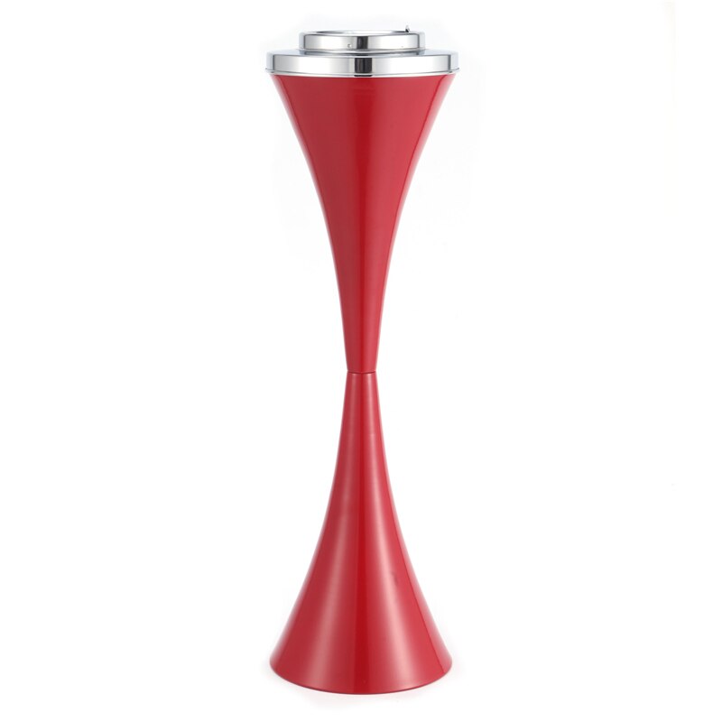 Creatieve Vloerstaande Asbak Met Deksel Asbak Mode Lift Gang Verticale Asbak Voor Thuis Kantoor Roken Accessoires: Red