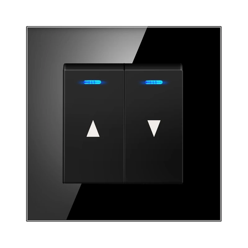 NYWP Russie Espagne prise d'alimentation, prise de courant mise à la terre 16a, avec sortie USB, panneau en verre 86mm * 86mm