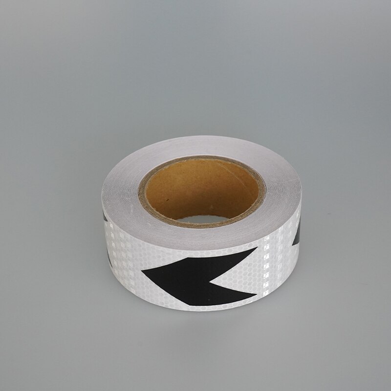 3M Reflective Tape Arrow Guide Warning Mark Strip Waterproof For Automobile Truck Trailer Traffic Road Safety Reflective Film: A
