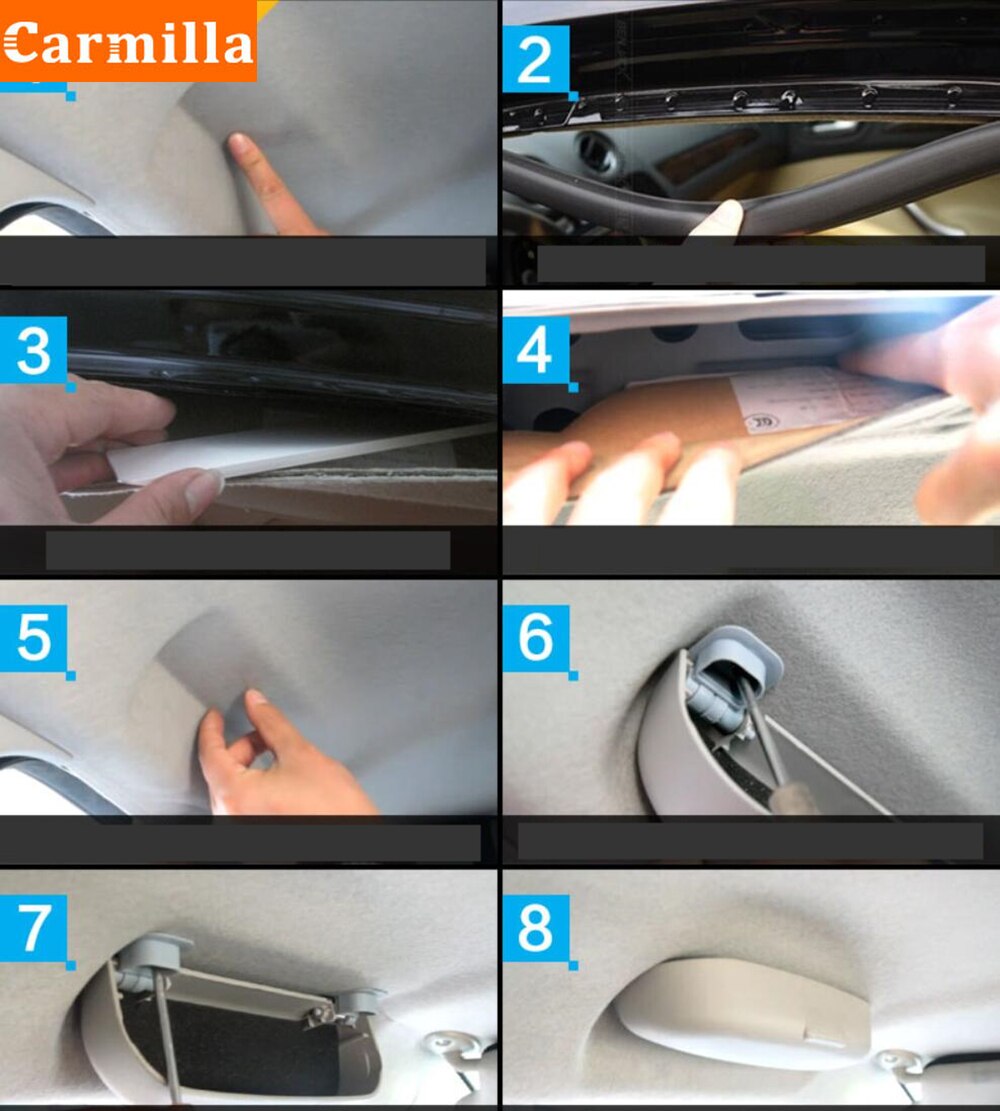Coche Carmilla gafas caja estuche protector para Peugeot 107, 108, 206, 207, 208, 301, 307, 308, 407, 408, 508, , 3008, 4008, 5008