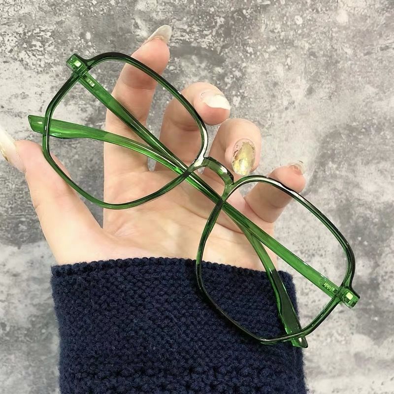 Black Ladies Computer Square Glasses Frame Luxury Men Optics Eyewear Frame Brand Office Eye Spectacles: 05