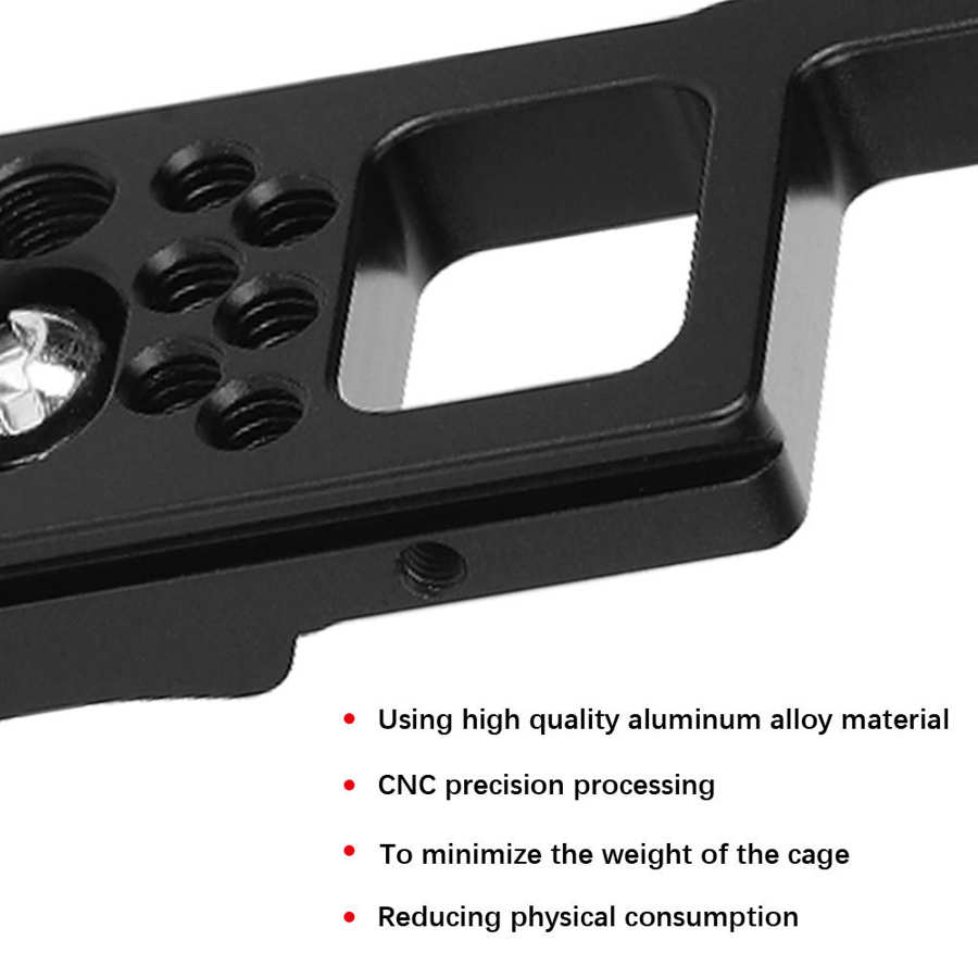 Camera Cage Protection Shell Cover w/Cold Shoe Mount for A9/A73/A7R3/A7M3