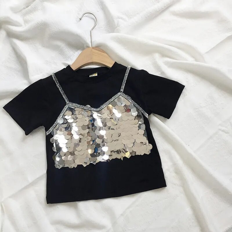 Sommer Mädchen Baby Röcke kinder Frühjahr Koreanische Röcke Teen Mädchen Tunika Denim Röcke Kinder Shorts 2-13Y: Black / 140CM