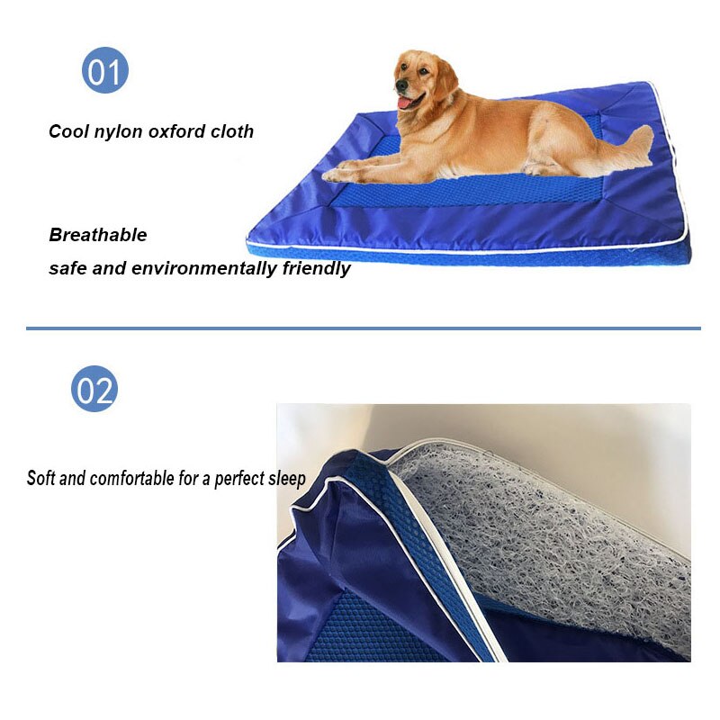 Hunde kjølematte kjæledyr ispad teddy madrass matte liten stor katt pute sommer holde kjølig kjæledyr gel kjøle hundematte for hunder