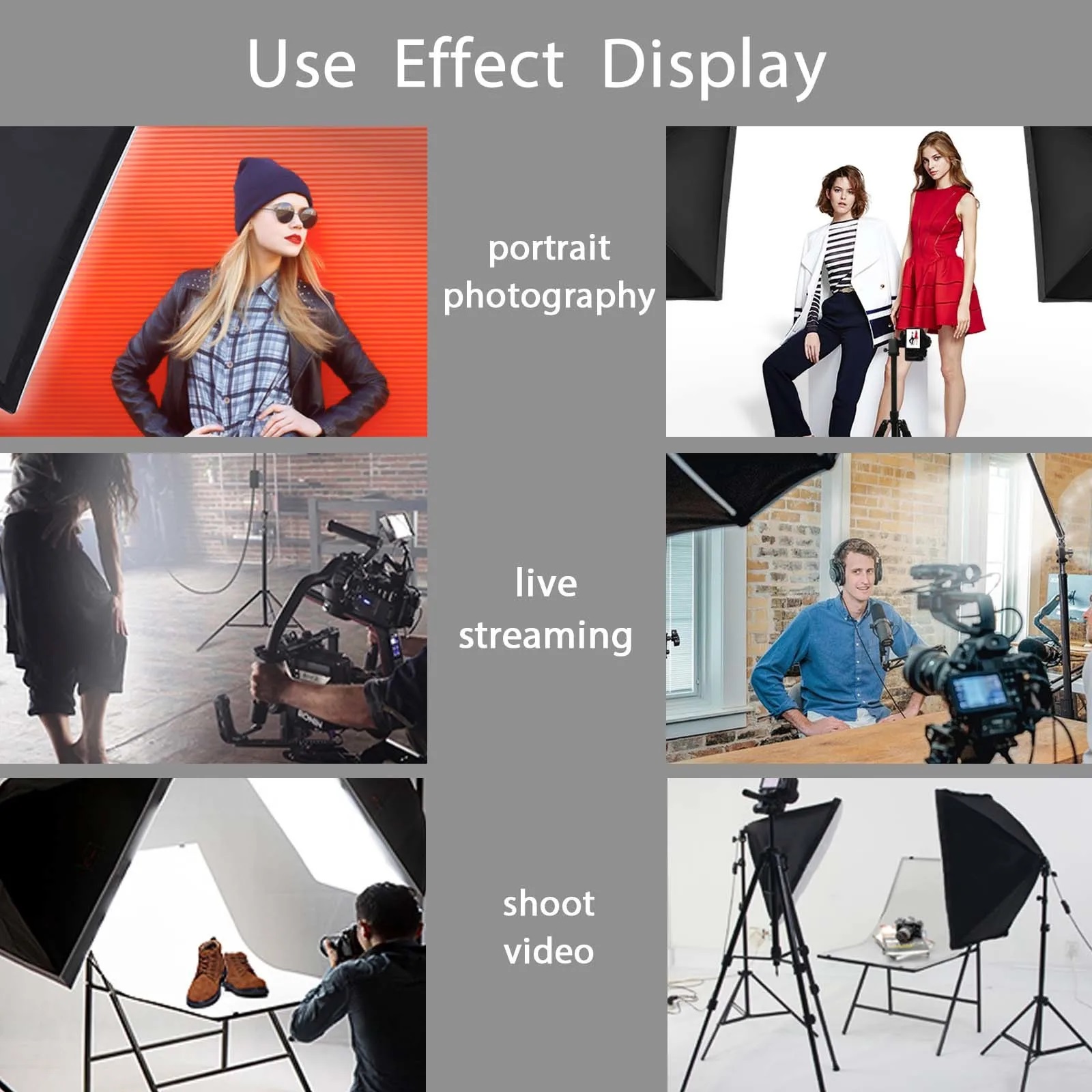 Softbox-bombilla LED de 3200K-5500K, ahorro de energía, brillo ajustable, montaje E27 con Control remoto para estudio de fotografía