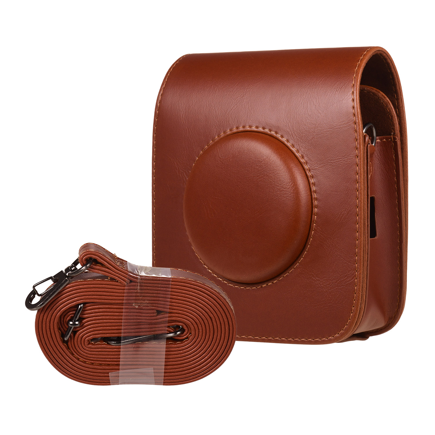 Til fujifilm instax firkantet sq20 sq10 kamera taske taske læder vintage skulderrem pose kamera beskyttelse bærer – Grandado