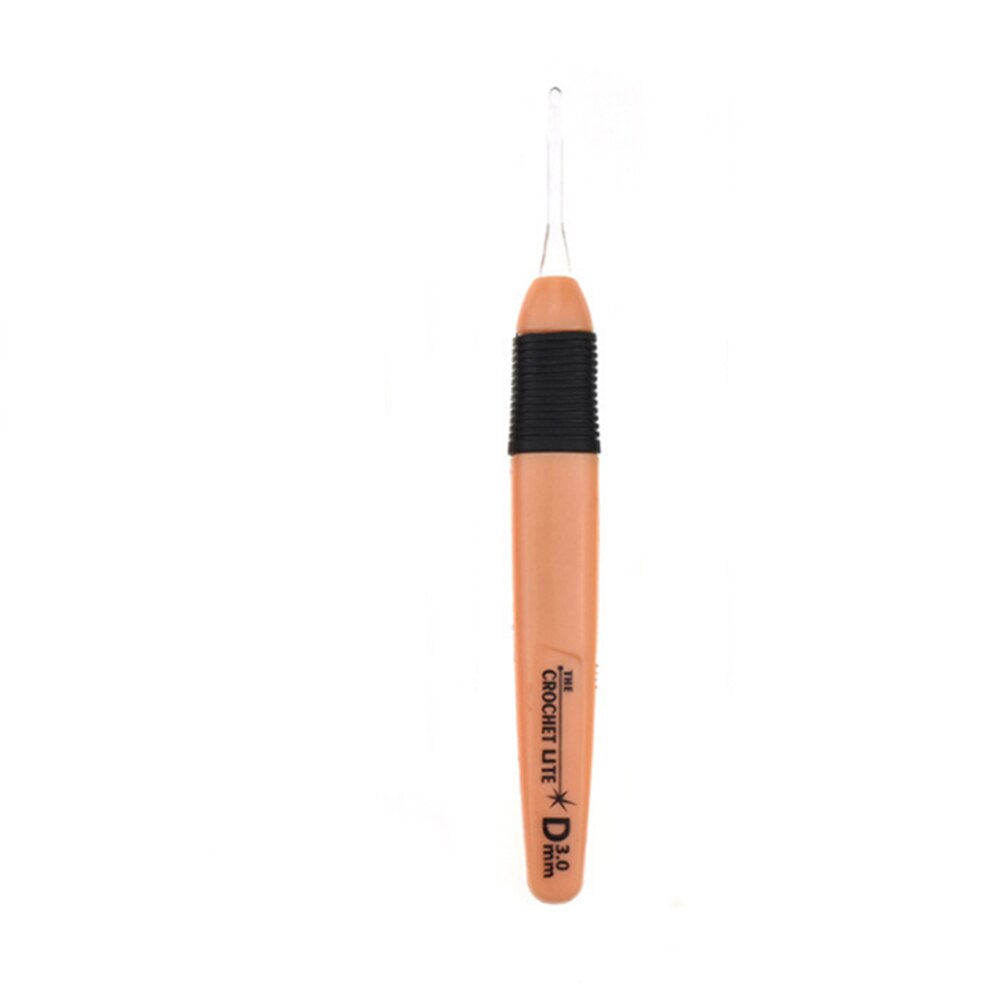 Ganchos de ganchillo con luz LED, agujas de tejer, accesorios de tejido, herramientas, ganchos de ganchillo, herramienta de aguja de tejer luminosa DIY, 1 ud.