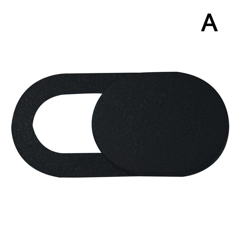 3Pcs Mobile Phone Privacy Sticker WebCam Cover Shutter Magnet Slider Plastic For iPhone Web Laptop PC Tablet Camera Cover: Black