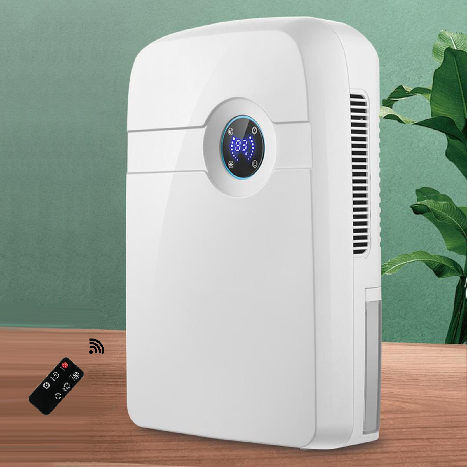 Electric Dehumidifier, Portable Dehumidifier with 2.5L Water Tank, Electric Mini Dehumidifier for Bathroom, Auto Shutoff