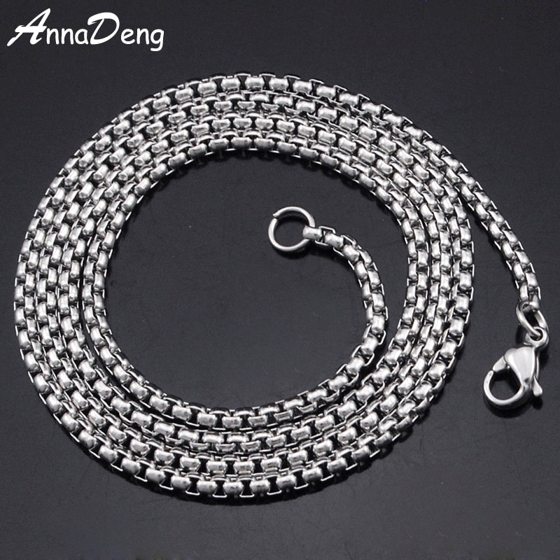 CHIMDOU Stainless Steel Chain Necklace For Men Women Snake Chain DIY long chain Jewelry Accessories