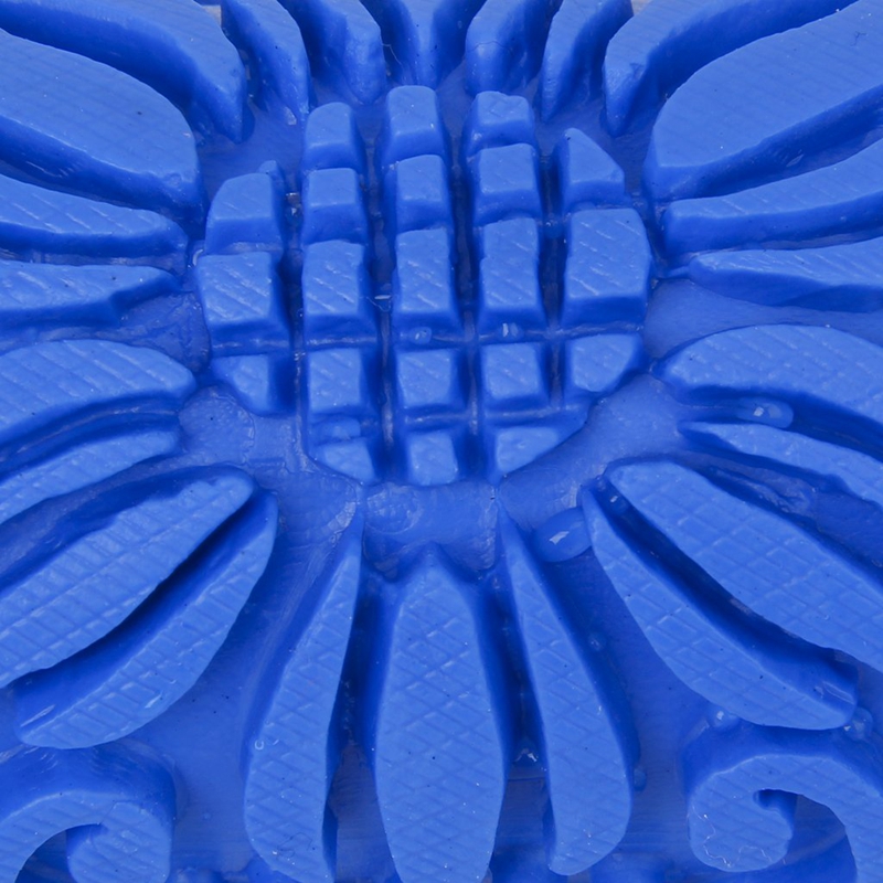 15 Cm Wanddecoratie Bloem Patroon Empaistic Schilderen Roller Voor Decorating Machines Diy Blauw