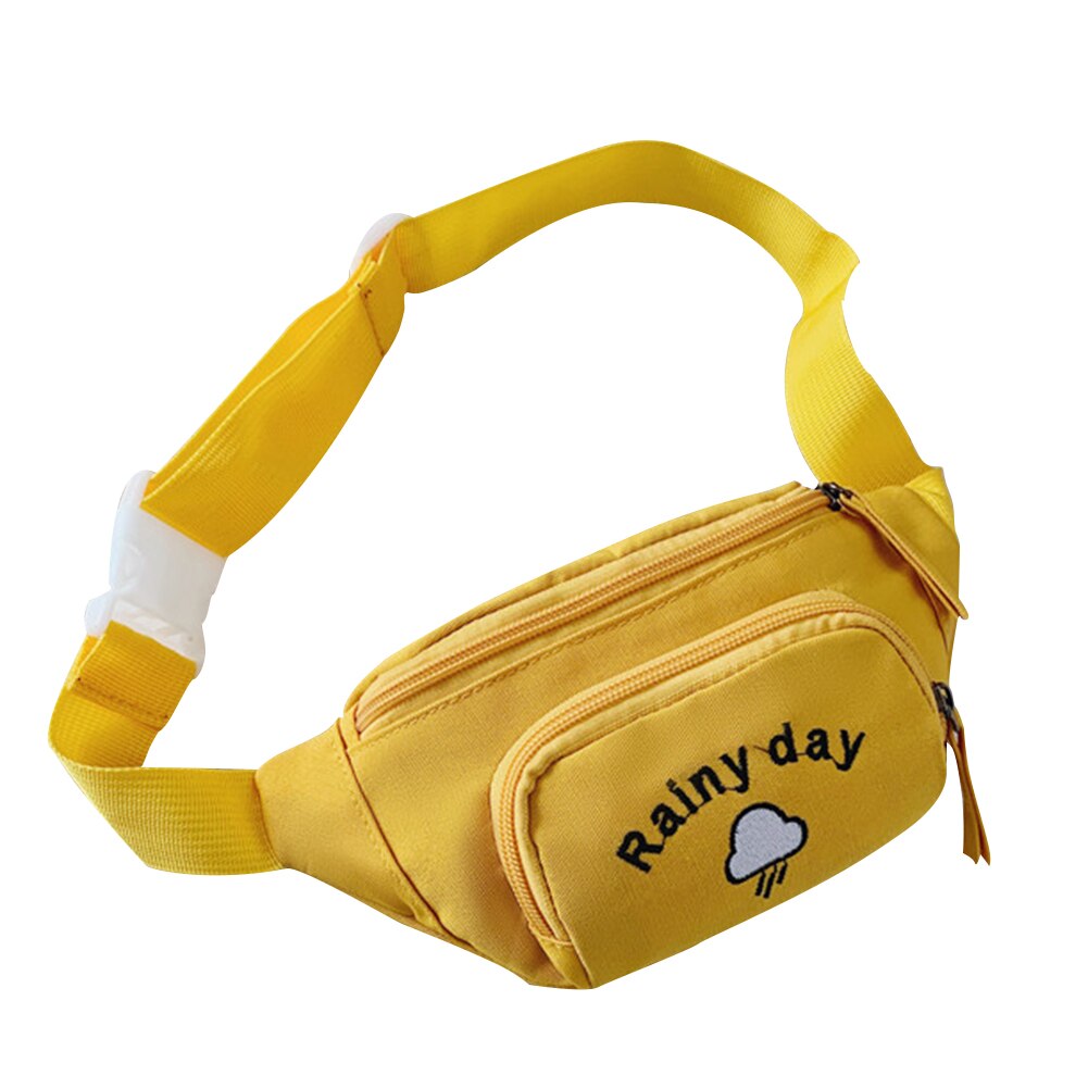 Kids Boys Girls Waist Fanny Packs Bum Bag Canvas Travel Festival Sports Purse Satchel Walking Pouch