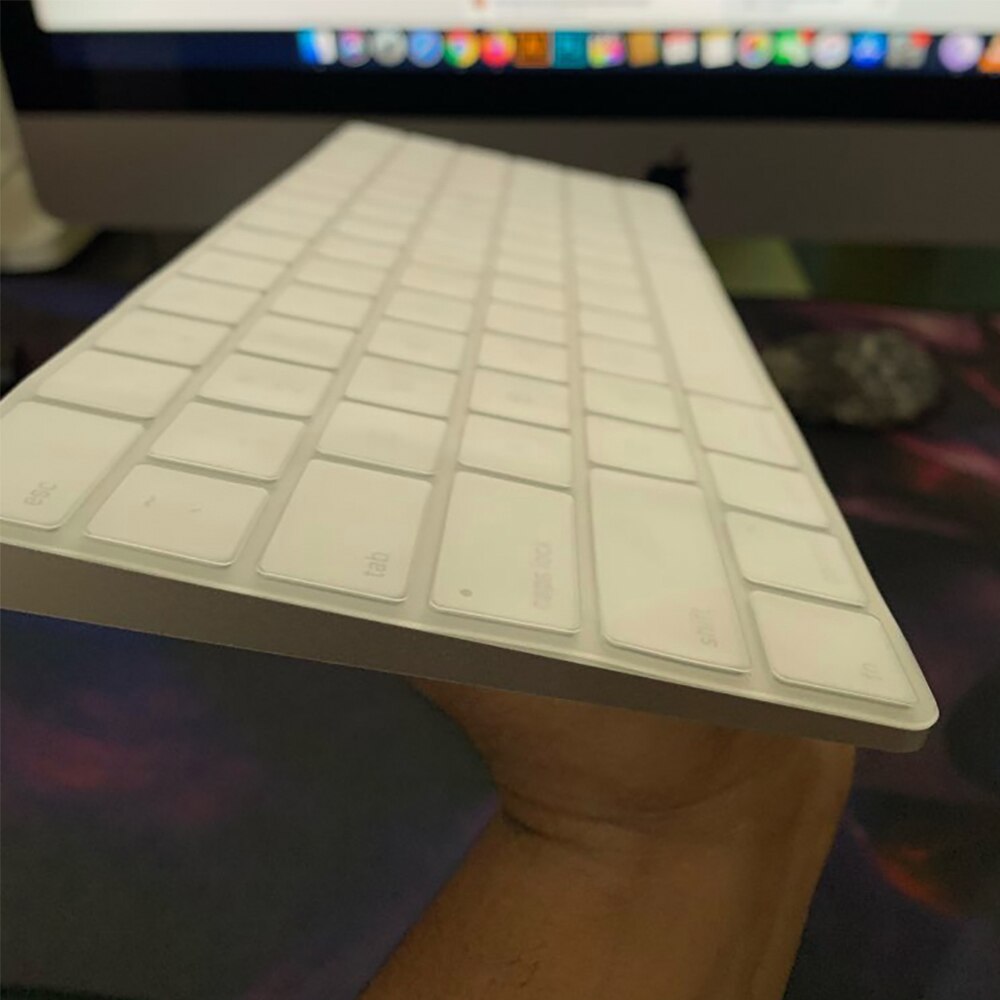 Silicone Keyboard cover Protector Skin Desktop PC For imac EU US For Apple Bluetooth Wireless keybord MLA22LL A1644 A1314