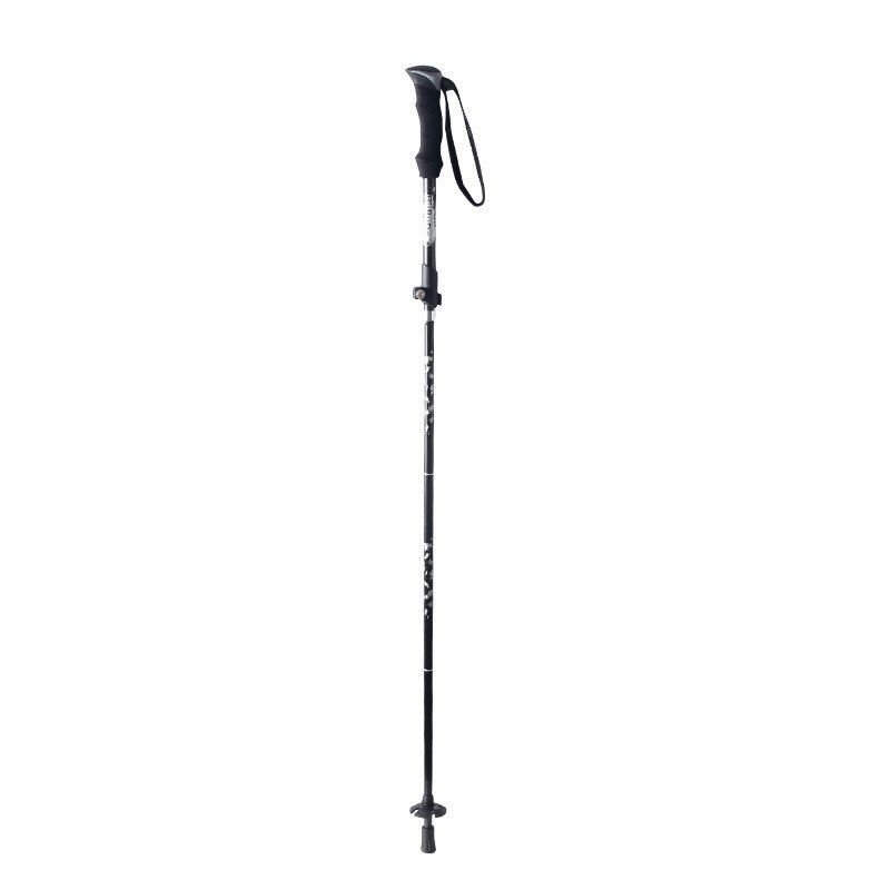 Trekking Poles Folding Hiking Stick Collapsible Hiking Poles Trekking Stick Walking Poles Walking Sticks Easy Put Into Bag: 130CM Black