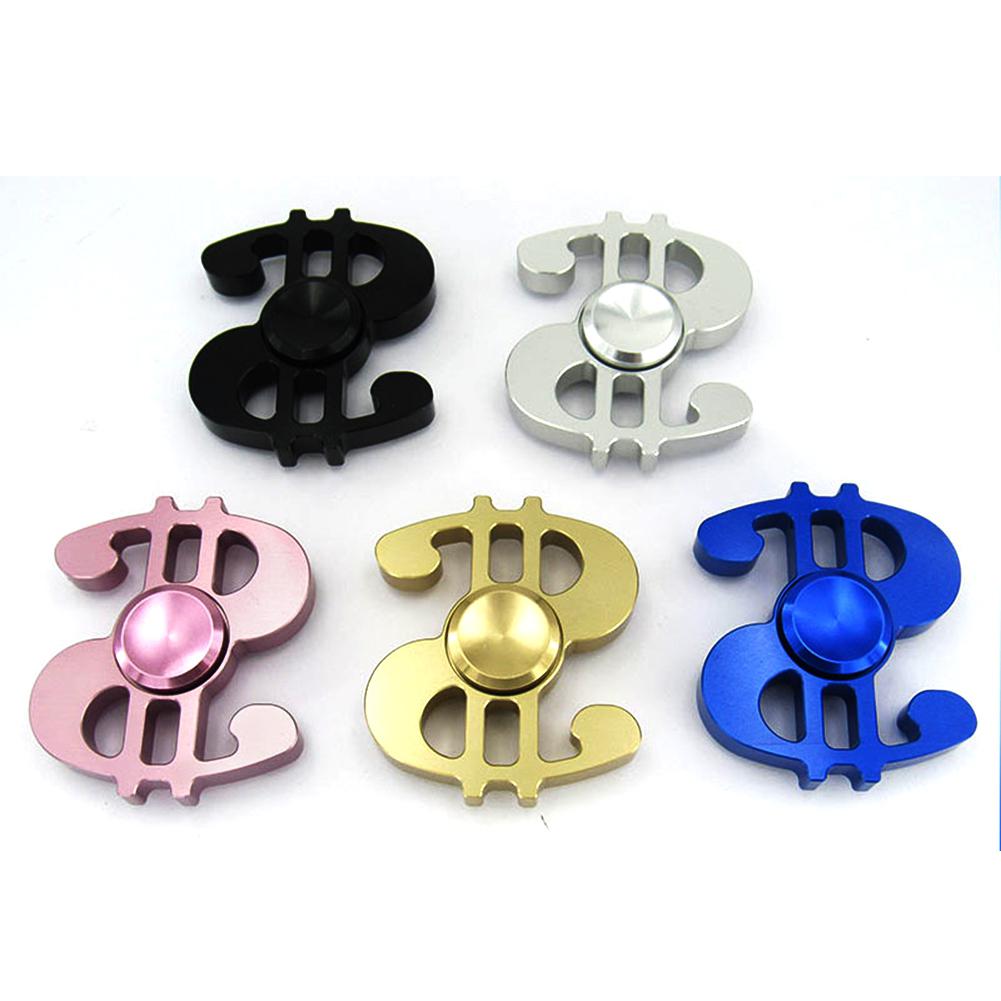 RCtown Fidget Spinner Dollar Shape Hand Spinning Toys Stress Reducer for Autism and ADHD Relief Focus Anxiety Stress