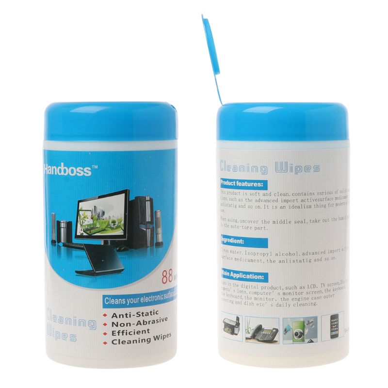 88 Pcs/lot Computer LCD TV Mobile Phone Screen Camera Lens Cleaning Wipes