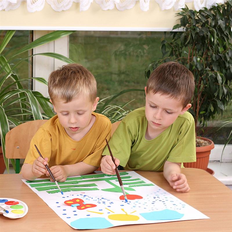 3Pcs White Drawing Paper Roll Poster Paper Craft Paper Roll Wrapping Paper For Home Preschool DIY Art Project 44.5x500cm