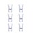 6 Shot Glass Dispenser Holder Carrier Caddy Liquor Dispenser Party Beverage Drinking Games Bar Cocktail Wine Quick Filling Tool: 6 cups