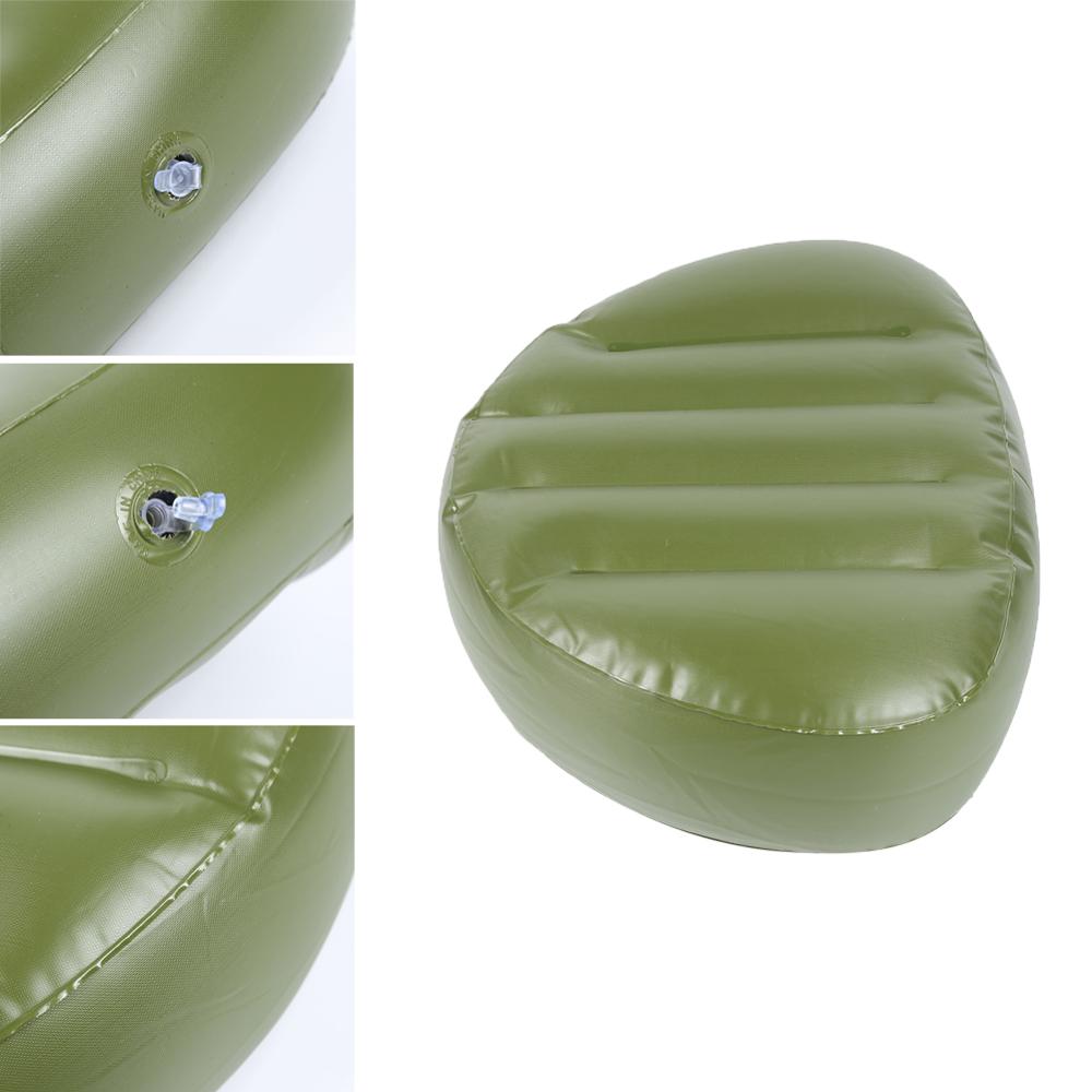 Portable PVC Kayak Inflatable Seat Cushion Drifting Canoe Seat Inflatable Boatl Cushion Outdoor Water Sports Tool