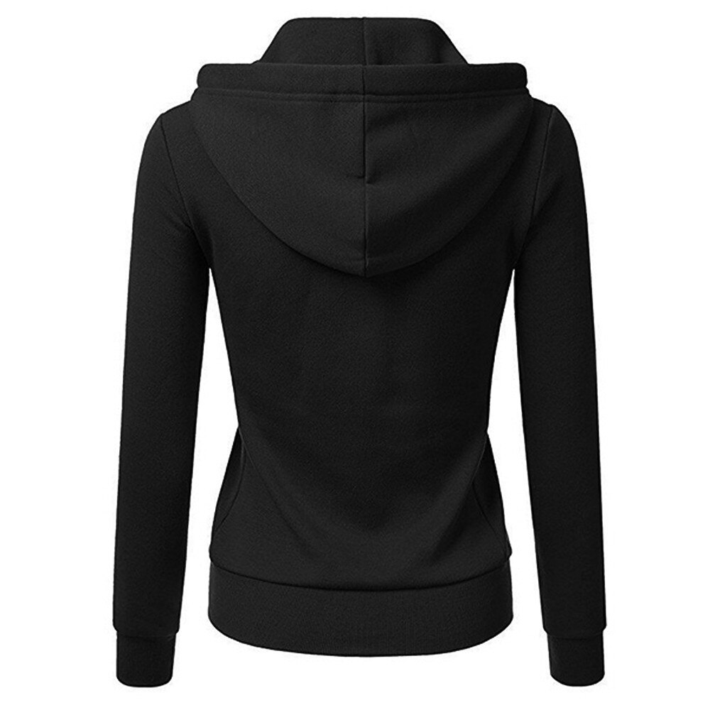 Vrouwen Lange Mouw Sweater Patchwork Effen Kleur Capuchon Rits Toevallige Sport Jas Outdoor Fitness Sweatshirt Kleding