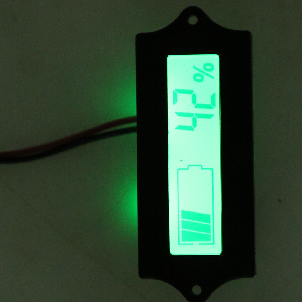 Lead-acid Lithium Battery Capacity Voltmeter Module Green LCD Tester Checker