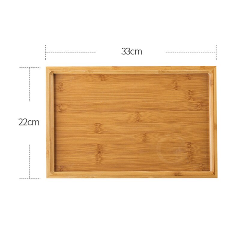 Drewniana bambusowa herbata Kung Fu kubek spodek talerz na owoce duża taca robić serwowania klasyczny miska na karmę suszenia naczynia prostokąt paleta: styl-1 L