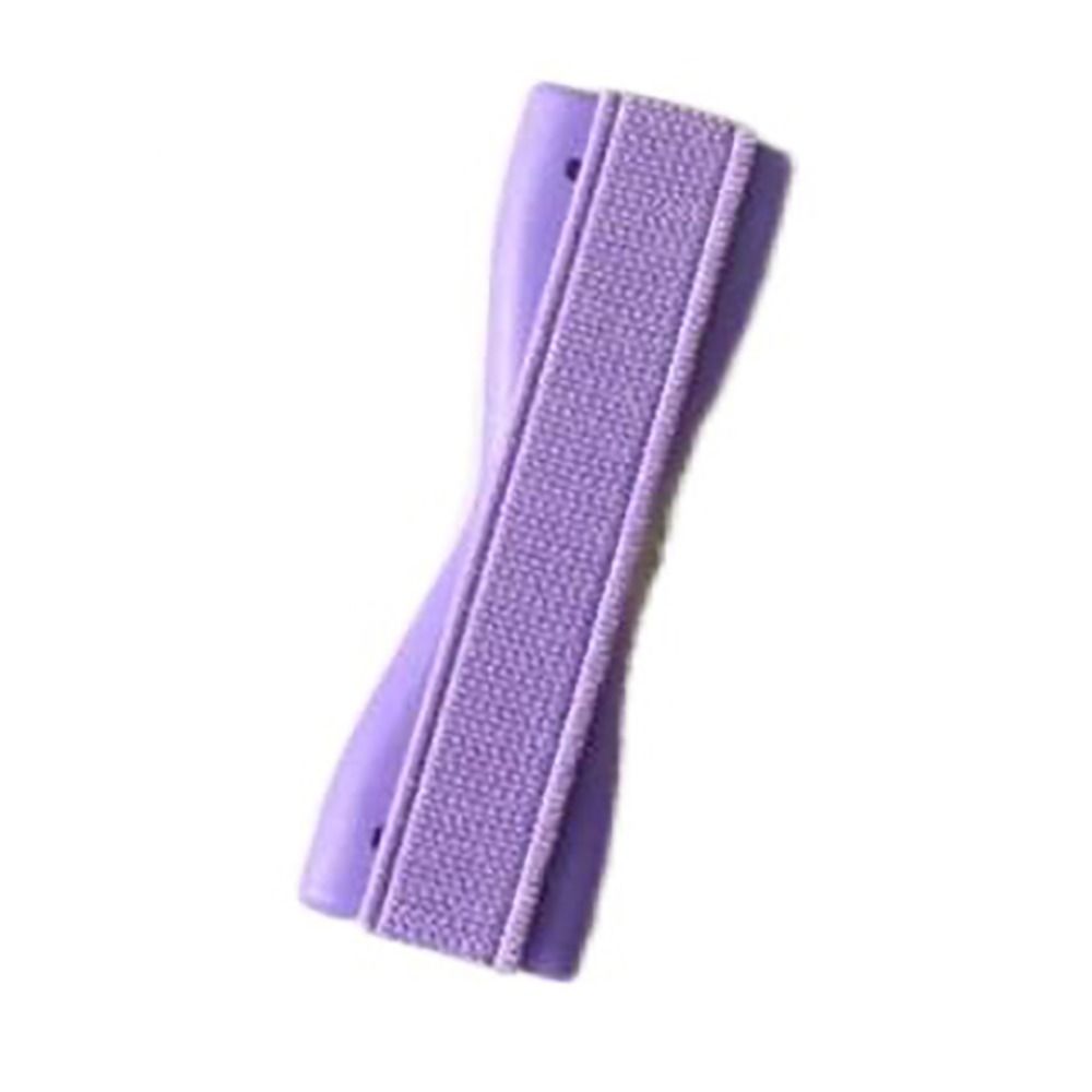 Correa elástica para el dedo del teléfono, accesorios de agarre ABS para teléfono móvil, soporte Universal para teléfono, pegatina trasera para teléfono, 10 colores, 1 unidad: Morado