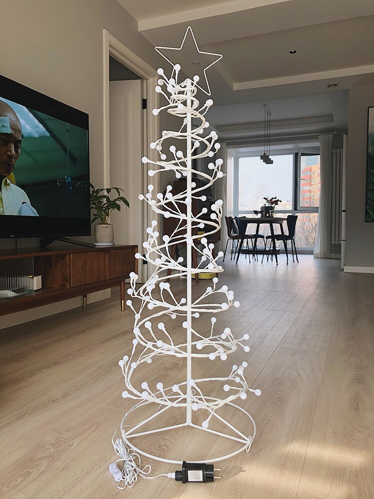 Kerst Decoratie Ins Nordic Kerstboom Woninginrichting Kerst Verlichting Scene Layout Led Licht Boom Meubels