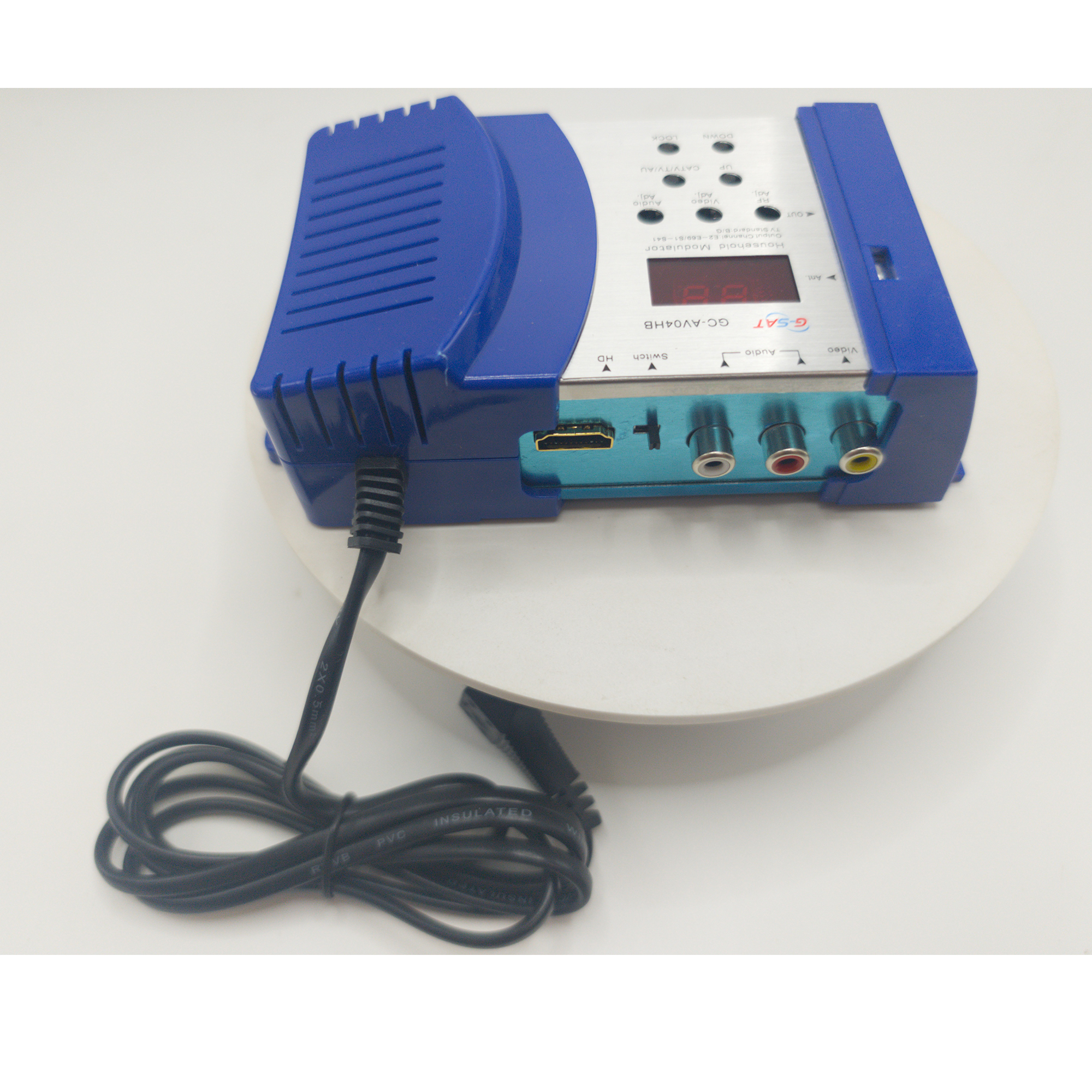 1 Channel HD Av To Analog Modulator Tv Catv Hotel Cable HDMI to RF CVBS av to RF PAL NTSC secam Adjustable frequency