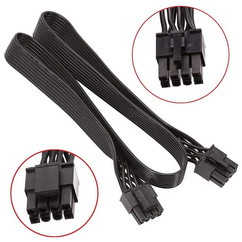 Fuente de alimentación Modular para Corsair, CPU de 8 pines a 4 + 4 pines ATX Cable de alimentación 8 pines para enfriador maestro y así sucesivamente