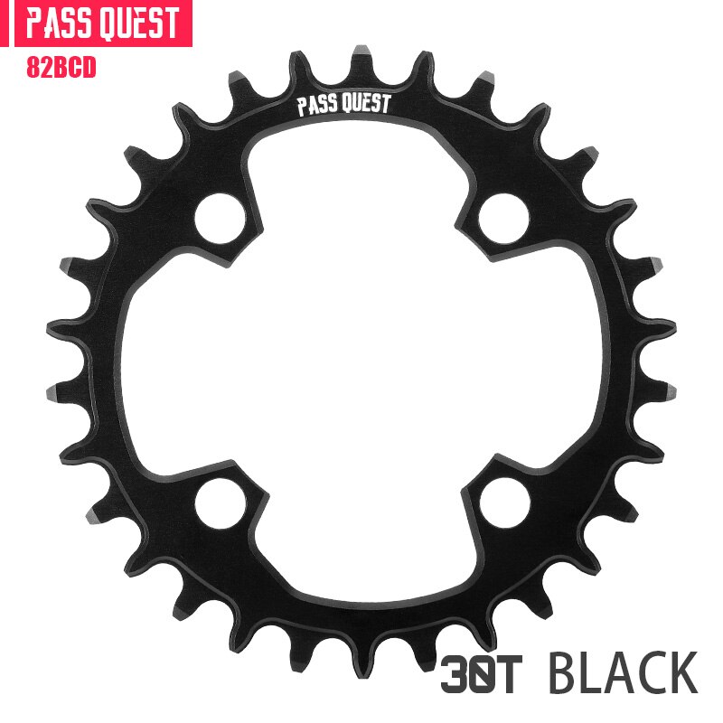 Pass Quest 82bcd Fsa Alpha Drive Marlin 7 Mtb Narrow Wide Chainring 30t-36t round/oval Bike Bicycle Chainwheel: round 30T