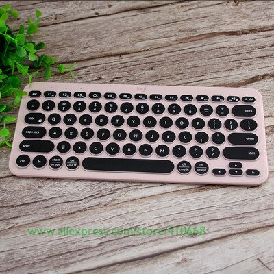 Weiche Silikon Tastatur Abdeckung Schutz Film Für logitech K380 K 380 Bluetooth tastatur multi-gerät mechanische Haut Schutz: Schwarz