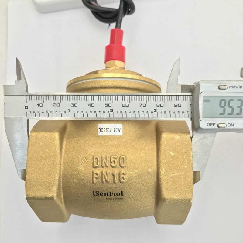 Interruptor de Sensor de flujo tipo deflector de USP-FS20TA interruptor de Sensor magnético de latón 8-300L/min 250V DC 70W 2 cable Saier Switch