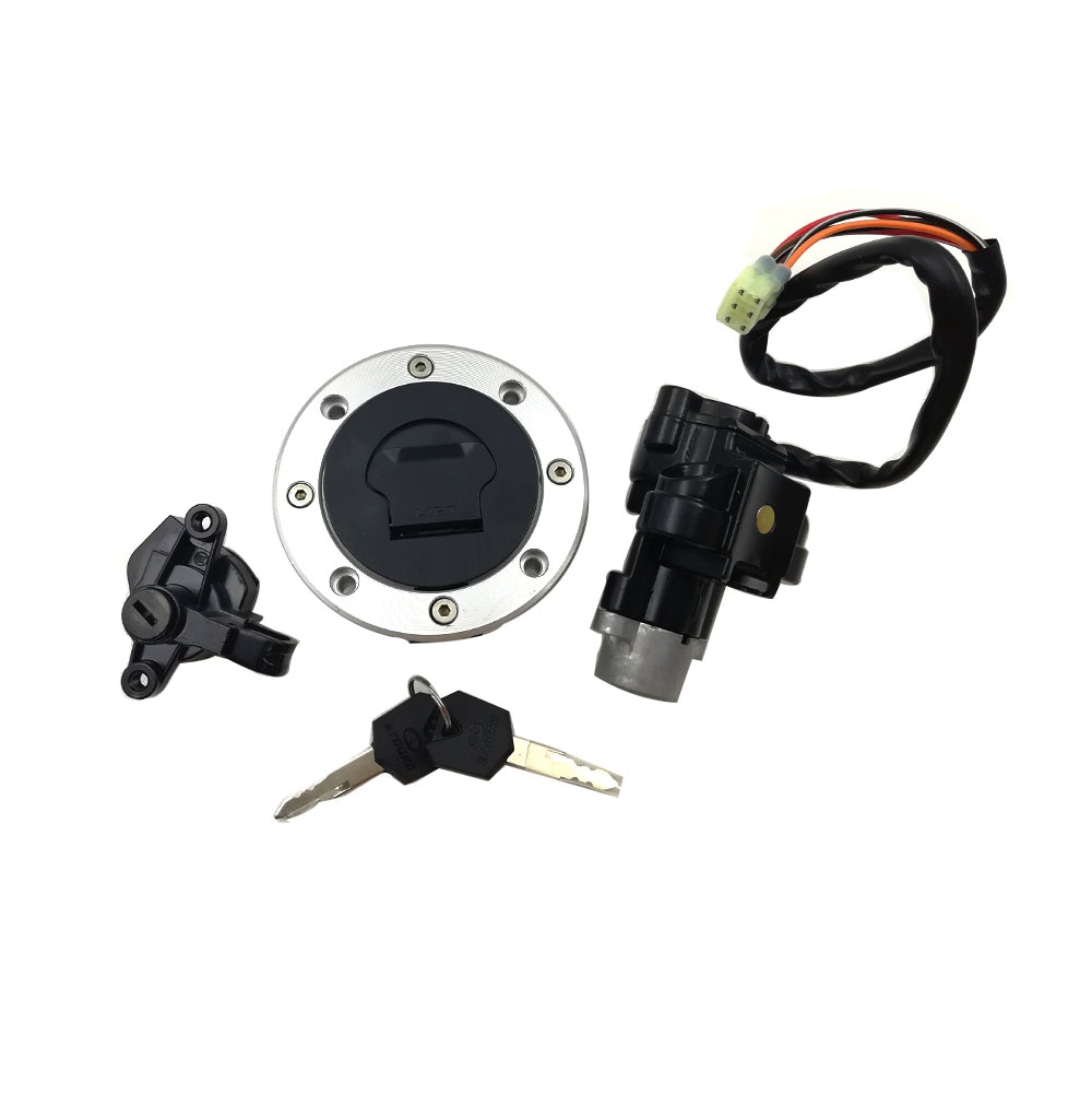 Tændingskontakt brændstoftank gasdæksel sæde lås nøgle til suzuki bandit gsf 600 1995-2004 gsf 1200 1997-2005 2002 2003 gsf 1200 600